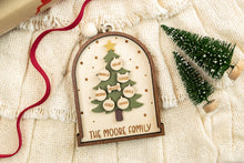 Load image into Gallery viewer, Personalized Family Christmas Tree Ornament, Custom Gift for Family or Grandparents
