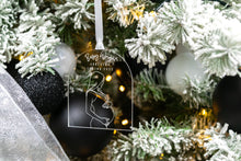 Load image into Gallery viewer, Baby Bump Ornament, Pregnancy Announcement Ornament, Baby Announcement Ornament, Great Grandma Gift, Pregnancy Reveal to Grandparents
