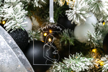 Load image into Gallery viewer, Clear Bumps First Christmas Pregnancy Announcement, Baby Announcement Ornament,  Pregnancy Reveal
