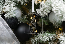 Load image into Gallery viewer, Clear Baby Bumps First Christmas Pregnancy Announcement Ornament, Gift for Expecting Parents
