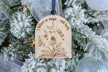 Load image into Gallery viewer, Wood Reader of Tales Dreamer of Worlds Book Lover Ornament, Bookish Gift for Readers
