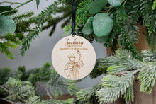 Load image into Gallery viewer, Wood Personalized Graduation Ornament, High School or College Graduation Gifts for Him
