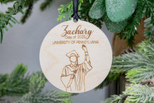 Load image into Gallery viewer, Wood Personalized Graduation Ornament, High School or College Graduation Gifts for Him
