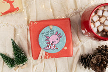 Load image into Gallery viewer, Axolotl Christmas Ornament, Axolotl Lover Gift
