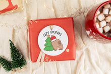 Load image into Gallery viewer, Capy Holidays Capybara Christmas Ornament, Capybara Lover Gift
