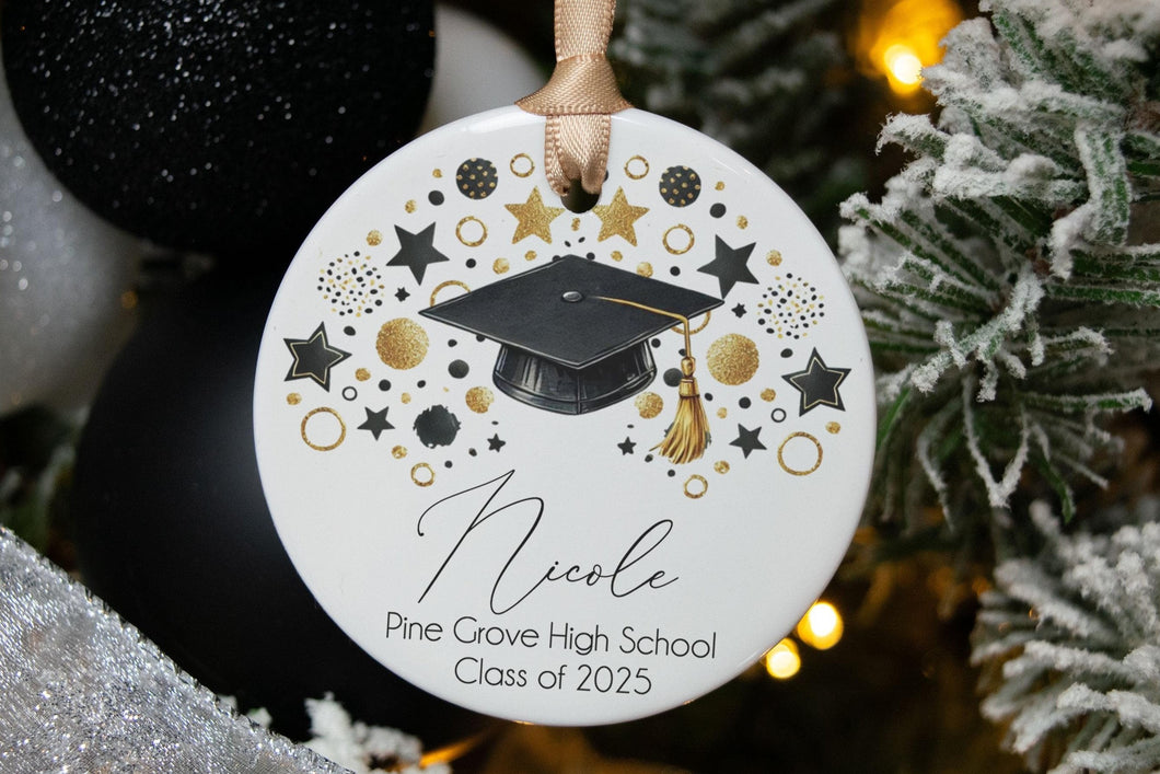 Personalized Graduation Ornament, Custom Graduation Gift