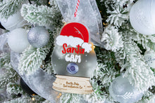 Load image into Gallery viewer, Snow Globe Santa Cam Ornament, Christmas Cam Magnet, Fun Ornament for Kids
