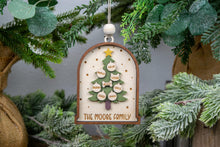 Load image into Gallery viewer, Personalized Family Christmas Tree Ornament, Custom Gift for Family or Grandparents
