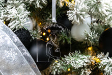 Load image into Gallery viewer, Clear Bumps First Christmas Pregnancy Announcement, Baby Announcement Ornament,  Pregnancy Reveal
