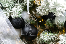 Load image into Gallery viewer, Clear Bumps First Christmas Pregnancy Announcement, Baby Announcement Ornament,  Pregnancy Reveal
