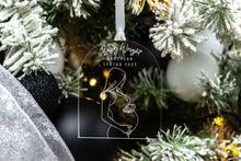 Load image into Gallery viewer, Baby Bump Ornament, Pregnancy Announcement Ornament, Baby Announcement Ornament, Great Grandma Gift, Pregnancy Reveal to Grandparents

