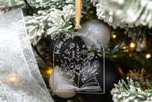 Load image into Gallery viewer, Clear Acrylic In Love with Fictional Characters Bookish Ornament, Gift for Book Lovers
