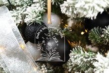 Load image into Gallery viewer, Reader of Tales Dreamer of Worlds Book Lover Ornament, Bookish Ornament, Gift for Readers ,Clear Acrylic Ornament
