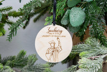 Load image into Gallery viewer, Wood Personalized Graduation Ornament, High School or College Graduation Gifts for Him
