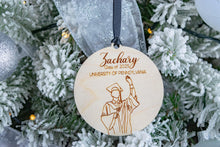 Load image into Gallery viewer, Wood Personalized Graduation Ornament, High School or College Graduation Gifts for Him
