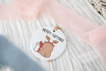 Load image into Gallery viewer, Merry Capymas Capybara Christmas Ornament, Capybara Lover Gift
