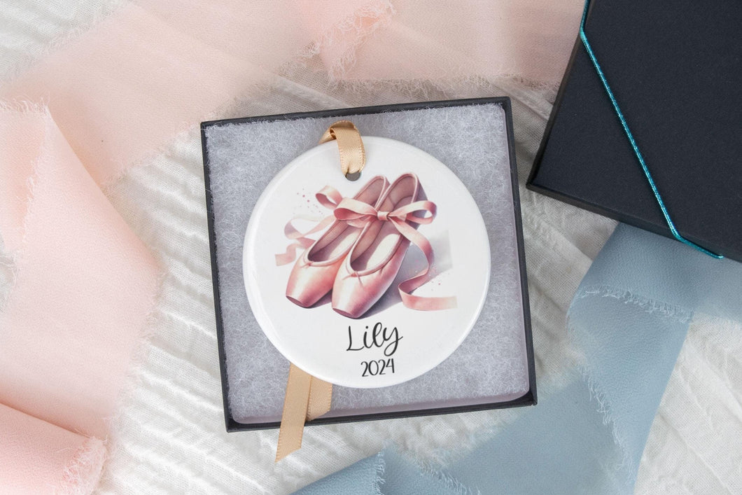 Personalized Ballet Christmas Ornament, Gift for Ballerina, Dance Gift for Daughter