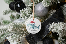 Load image into Gallery viewer, Personalized Shark Name Ornament, Custom Shark Gift, Ocean Ornament, Personalized Ornament for Kid
