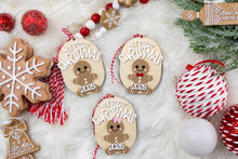 Load image into Gallery viewer, My First Christmas Ornament, Gingerbread Newborn Baby Ornament
