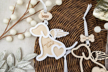 Load image into Gallery viewer, Personalized Dog Memorial Ornament, Dog Remembrance Gift, Pet Loss Gift Sympathy Gift, Multiple Customization Options
