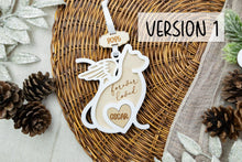 Load image into Gallery viewer, Cat Memorial Ornament,  Cat Remembrance Gift, Pet Loss Gift Sympathy Gift, Multiple Customization Options
