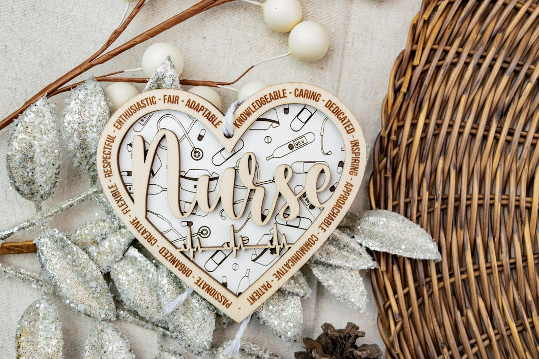 Nurse Ornament | Gift for Nurse | Nurse Appreciation Gift | RN Gift | Nursing Student Gift