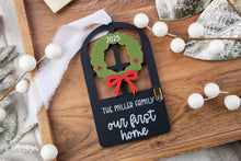 Load image into Gallery viewer, Personalized Our First Home Ornament | New Home Ornament | First Christmas in Our New Home | Realtor Closing Gift
