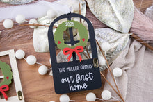 Load image into Gallery viewer, Personalized Our First Home Ornament | New Home Ornament | First Christmas in Our New Home | Realtor Closing Gift
