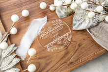 Load image into Gallery viewer, Personalized Engaged Ornament | Custom Engagement Ornament | Our First Christmas Engaged Gift | Bride to Be Gift for Couple
