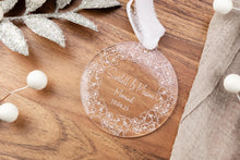 Load image into Gallery viewer, Personalized Married Ornament | Custom Wedding Ornament for Couple | Newlywed Ornament | Bride and Groom Gift
