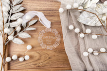 Load image into Gallery viewer, Personalized Married Ornament | Custom Wedding Ornament for Couple | Newlywed Ornament | Bride and Groom Gift
