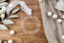 Load image into Gallery viewer, Personalized Married Ornament | Custom Wedding Ornament for Couple | Newlywed Ornament | Bride and Groom Gift
