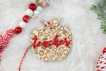 Load image into Gallery viewer, Teacher Ornament, Teacher Christmas Gifts, Teacher Appreciation Gift, Thank You Gift

