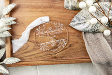 Load image into Gallery viewer, Personalized Engaged Ornament | Custom Engagement Ornament | Our First Christmas Engaged Gift | Bride to Be Gift for Couple
