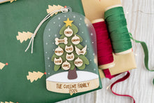 Load image into Gallery viewer, Personalized Family Name Christmas Tree Ornament, Custom Grandparent Ornament Gift 2026
