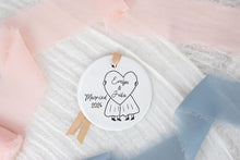 Load image into Gallery viewer, Personalized Married Ornament, First Christmas Married, Custom Newlywed Ornament, Bride and Groom, Two Brides or Two Grooms Design
