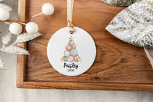 Load image into Gallery viewer, Custom Name Ornament, Christmas Gift for Kids, Ceramic Name Ornament for Grandkids, Personalized Gift for Friends

