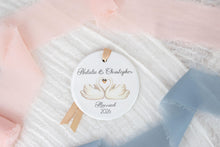 Load image into Gallery viewer, Personalized Romantic Married Swan Ornament, First Christmas Married, Custom Wedding Gift for Couple
