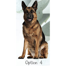 Load image into Gallery viewer, Custom German Shepherd Ornament - Personalized Dog Ornament - Choose from 4 Graphic Options
