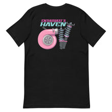 Load image into Gallery viewer, Enthusiast&#39;s Haven Pink Logo T- Shirt
