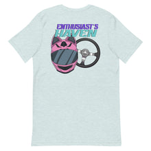 Load image into Gallery viewer, Enthusiast&#39;s Haven Purple Logo T-Shirt Turbo Back Version
