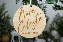 Load image into Gallery viewer, Personalized Engraved Baby Name Ornament
