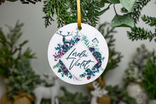 Load image into Gallery viewer, Personalized Woodland Baby Name Ornament
