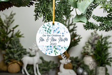 Load image into Gallery viewer, Personalized Our First Christmas as Mr and Mrs Ornament
