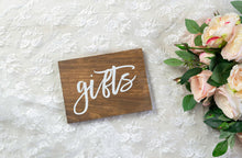 Load image into Gallery viewer, Modern Wooden Gifts Sign
