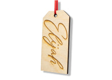 Load image into Gallery viewer, Personalized Wooden Name Gift Tags
