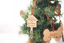 Load image into Gallery viewer, First Christmas In Our New Home Christmas Ornament with Last Name and Year
