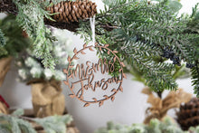 Load image into Gallery viewer, Newlywed Chistmas Ornament, Mr and Mrs Ornament
