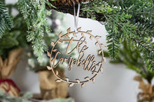 Load image into Gallery viewer, Newlywed Chistmas Ornament, Family Ornament
