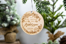 Load image into Gallery viewer, First Christmas as Mr and Mrs Ornament
